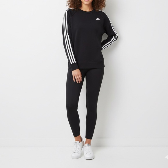 adidas Sweaters - Adidas Women's Black Crew Neck Sweater